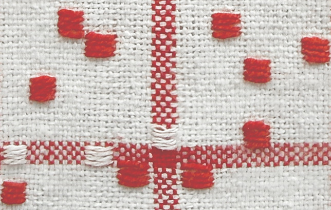 Stripes and Squares detail